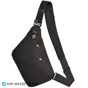 Minimalist Sling Bag Waterproof Crossbody Daypack Commuter Travel Hiking